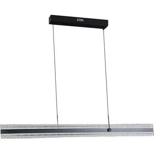 نجف مودرن اسود لون الانارة 3 اضاءات 55 واط مقاس 1200 ملم