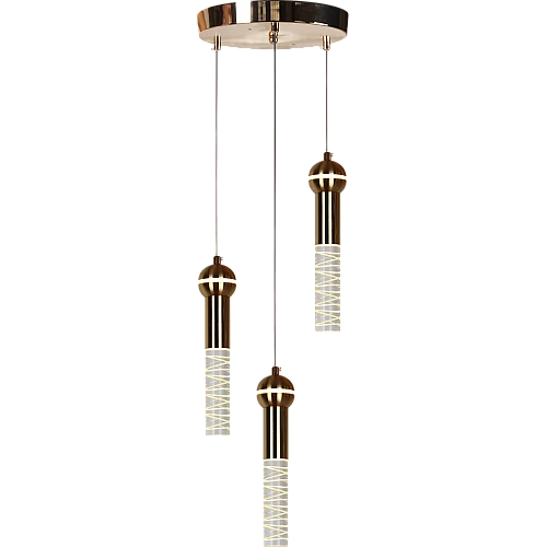 علاقي مودرن ذهبي لون الانارة 3 اضاءات واط 25