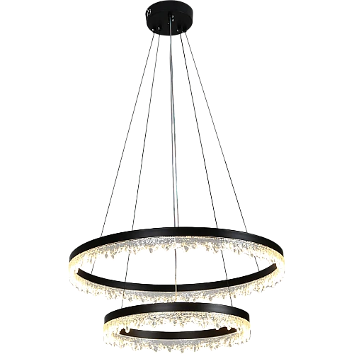 علاقي مودرن اسود لون الانارة 3 اضاءات واط 75 مقاس 40+60 ملم