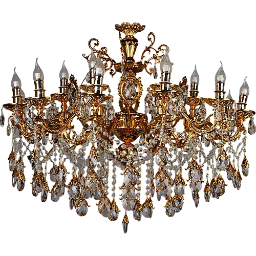 نجف ذهبي مع كوفي شمعدان