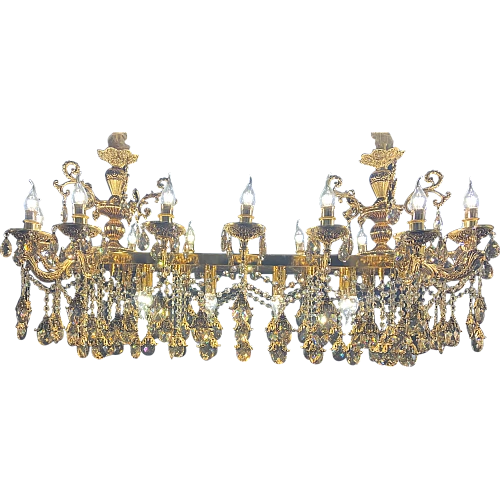 نجف ذهبي مع كوفي شمعدان