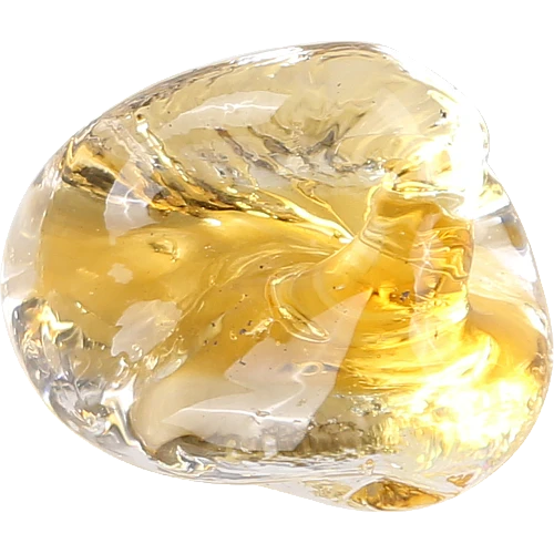 حجر كريستال لون عسلي كبير (عبوة 10 حبات)