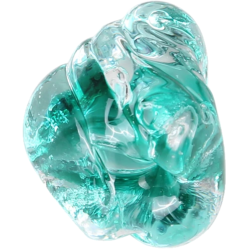 حجر كريستال لون تركوازي كبير (عبوة 10 حبات)