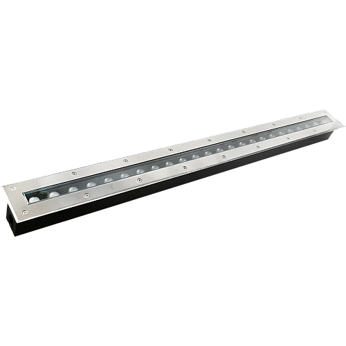 كشاف ارضي دفن لون انارة شمسي كريمي مسطرة 24 واط مقاس 1 متر * 7 سم