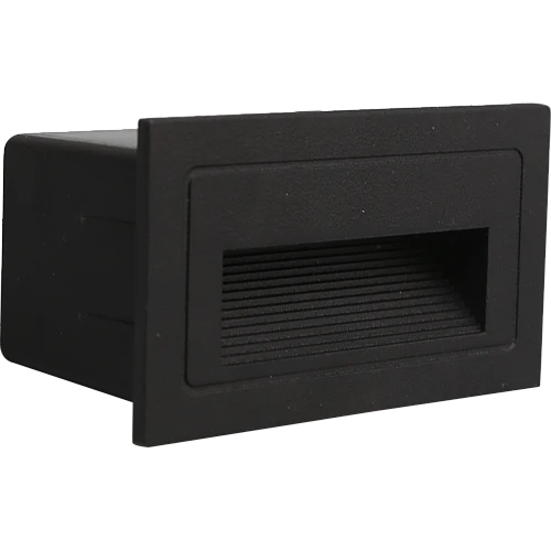 اضاءة درج ولمبة درج دفن مستطيل بإضاءة عصريه وحديثه 9*4 سم اسود مع لون الإضاءة اصفر شمسي 5 واط اضاءة درج ولمبة درج دفن مستطيل بإضاءة عصريه وحديثه 9*4 سم اسود مع لون الإضاءة اصفر شمسي 5 واط