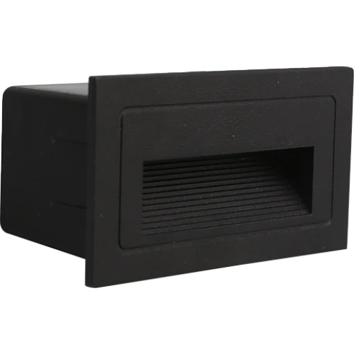 اضاءة درج ولمبة درج دفن مستطيل بإضاءة عصريه وحديثه 9*4 سم اسود مع لون الإضاءة اصفر شمسي 5 واط اضاءة درج ولمبة درج دفن مستطيل بإضاءة عصريه وحديثه 9*4 سم اسود مع لون الإضاءة اصفر شمسي 5 واط