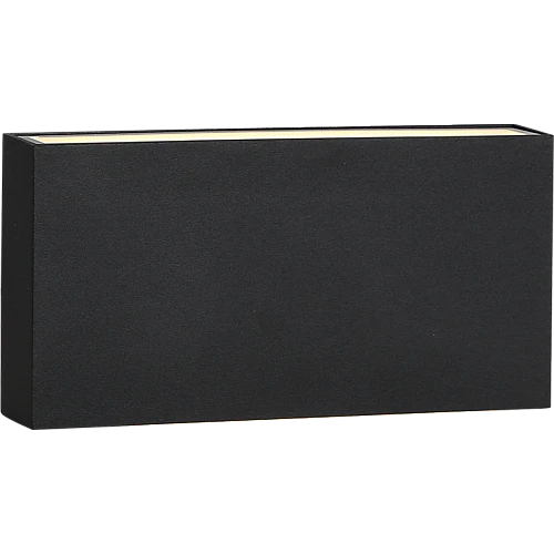 إضاءة جداري خارجي اسود لون الانارة اصفر 12 واط