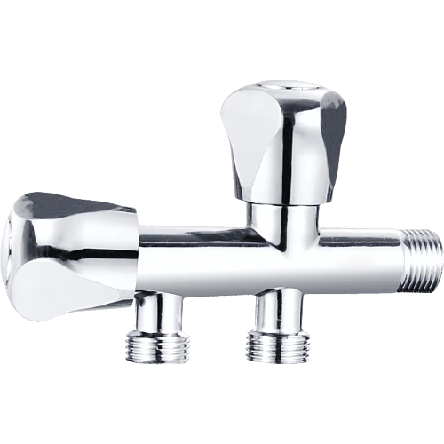 صنبور ماء مخرجين كروم