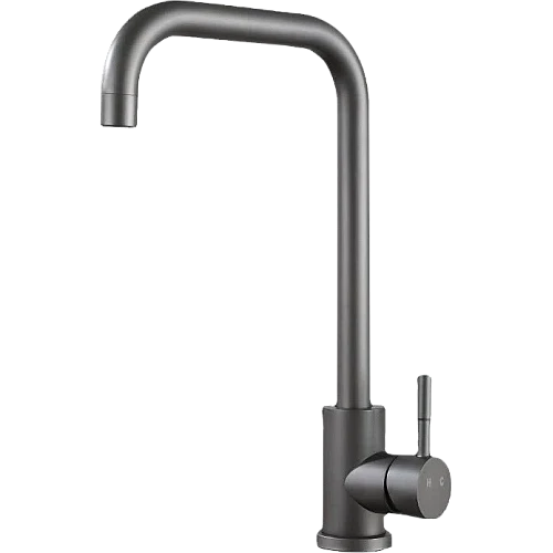 خلاط مجلى مستقيم ستانلس ستيل رمادي مع ليات