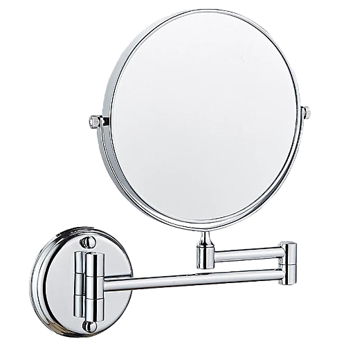 مراية مكبرة 2X دائري ستانلس ستيل 304 كروم