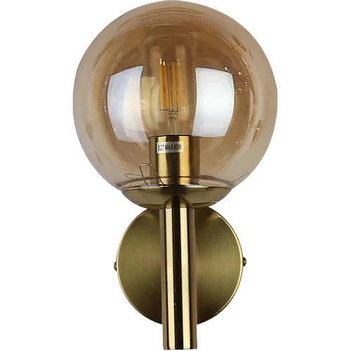  صورة منتج إضاءة راديانت ويف جدارية مفرد زيتي مع ذهبي E27 موديل WA/C5270/1CR+GD