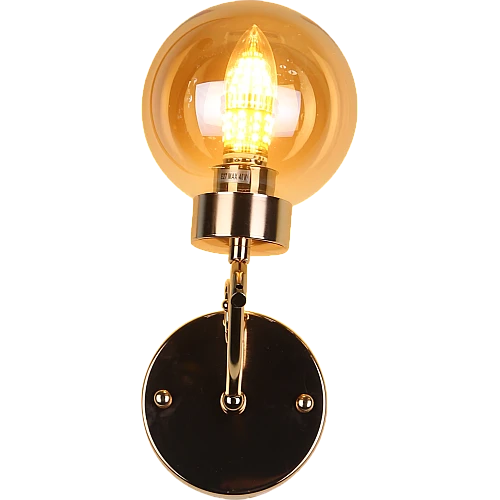 إضاءة شاين ستار جدارية مودرن ذهبي E27 مفرد