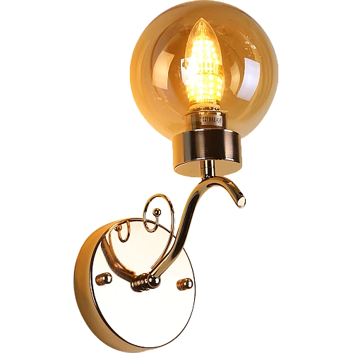 إضاءة شاين ستار جدارية مودرن ذهبي E27 مفرد