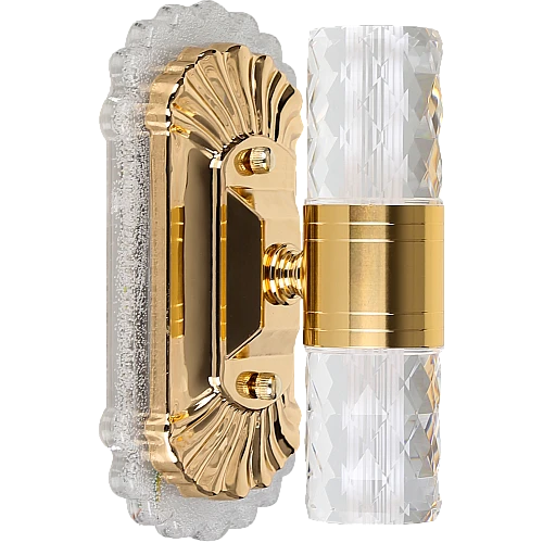 ابليك جداري مودرن ذهبي لون الانارة 3اضاءات