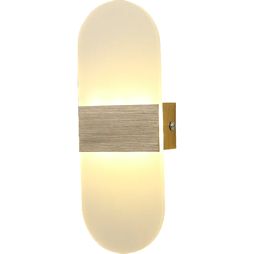 ابليك حائط جداري مودرن ذهبي 3اضاءات