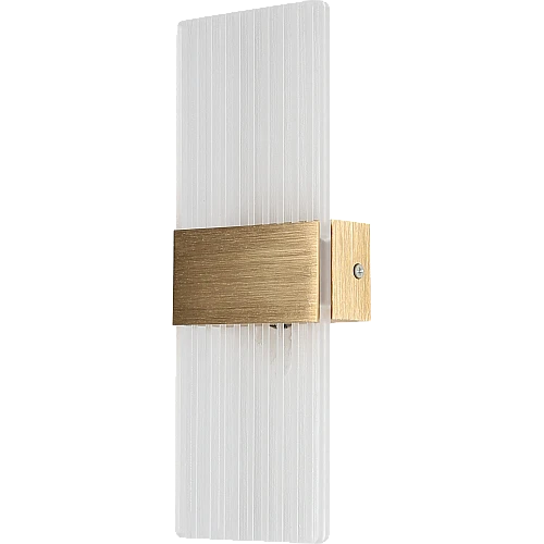 ابليك حائط جداري مودرن ذهبي 3اضاءات