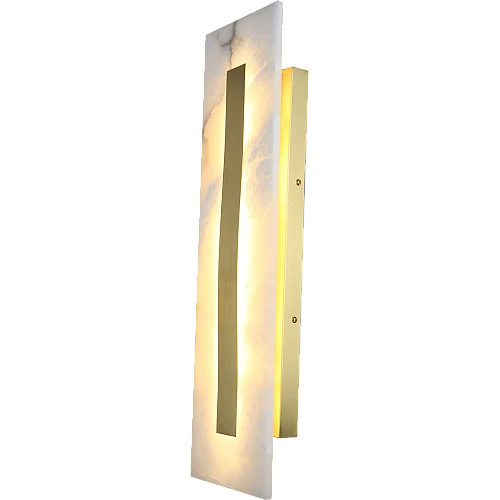 ابليك جداري مودرن اكريلك زيتي لون الانارة اصفر 18 واط طول 50 سم