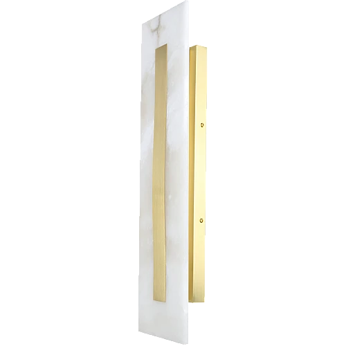 ابليك جداري مودرن اكريلك زيتي لون الانارة اصفر 18 واط مقاس 60 سم