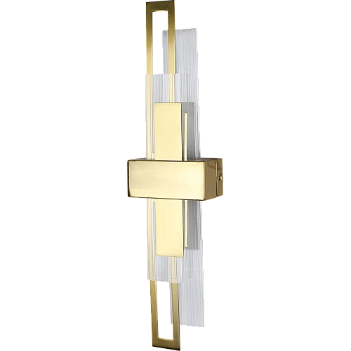 ابليك جداري مودرن زيتي لون الانارة اصفر 5 واط قطر 500 ملم
