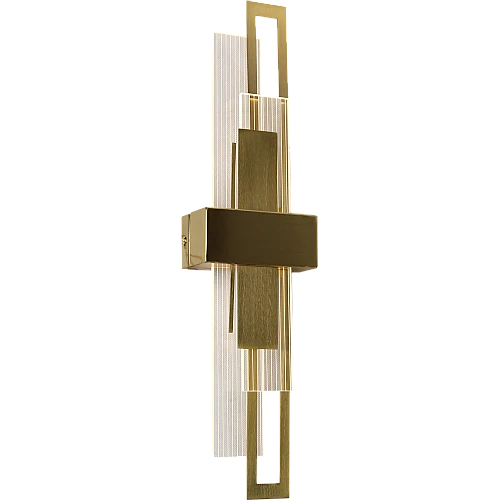 ابليك جداري مودرن زيتي لون الانارة اصفر 5 واط قطر 500 ملم