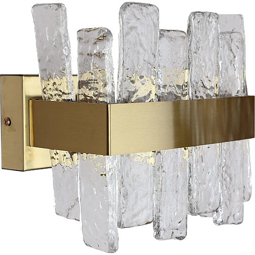  صورة منتج ابليك حائط جداري مودرن زيتي مع3اضاءات موديل WA/C5642/1/CR+3CO