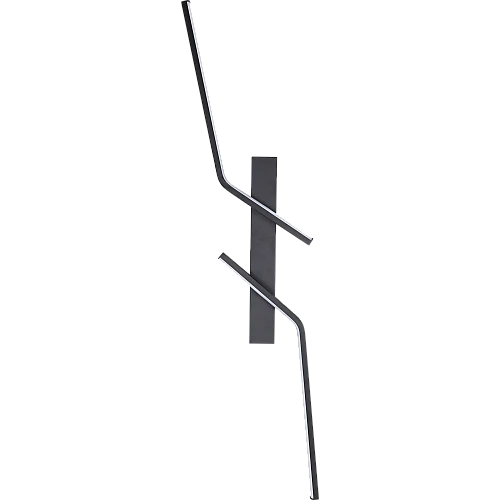 ابليك حائط جداري مودرن اسود لون الانارة 3 اضاءات 9 واط مقاس 80