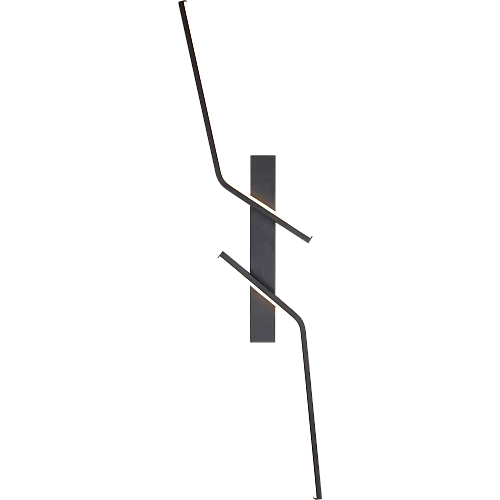 ابليك حائط جداري مودرن اسود لون الانارة 3 اضاءات 9 واط مقاس 80