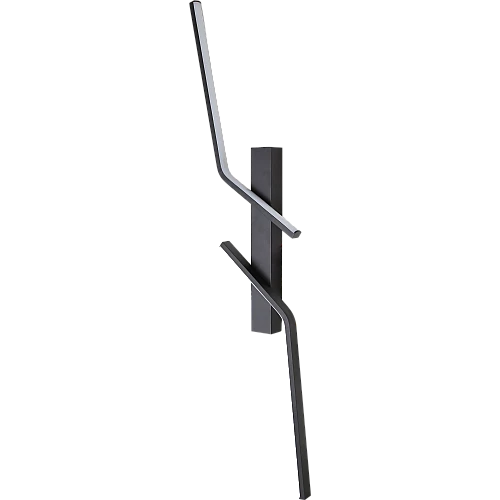 ابليك حائط جداري مودرن اسود لون الانارة 3 اضاءات 9 واط مقاس 80