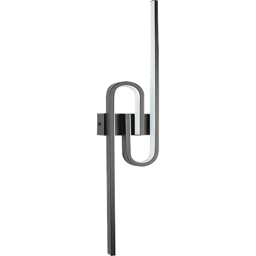 ابليك حائط جداري مودرن اسود مع3اضاءات 25 واط قطر 60 سم