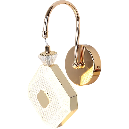 إضاءة حائط مودرن ذهبي لون الانارة 3 اضاءات 5 واط