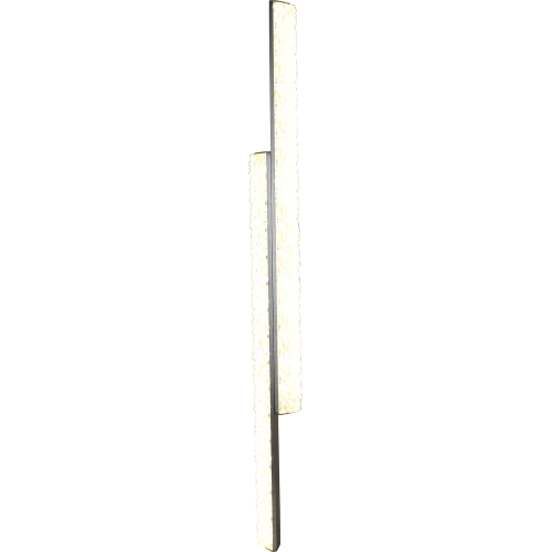 إضاءة جدارية مودرن فضي لون الانارة اصفر 30 واط مقاس L800 ملم