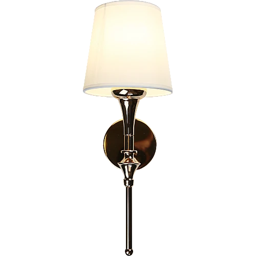 إضاءة ابليك حائط مودرن مفرد ذهبي مع ابيض E14*1L