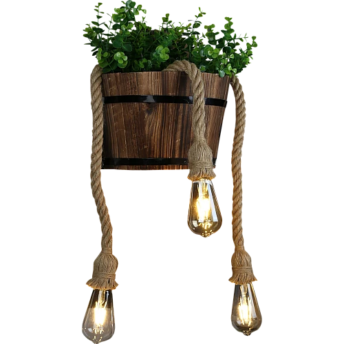 إضاءة حائط حبال E27*3L