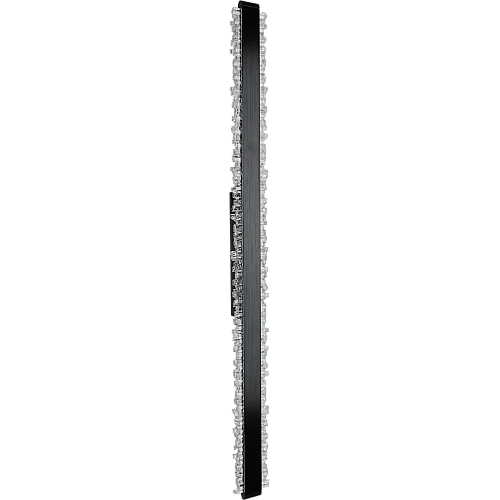 إضاءة ابليك حائط مودرن اسود لون الانارة 3اضاءات 20 واط