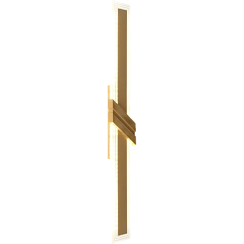 إضاءة ابليك حائط مودرن ذهبي لون الانارة 3اضاءات 42 واط مقاس 60 سم