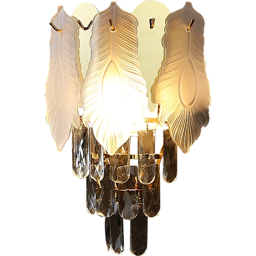 إضاءة ابليك حائط مودرن ذهبي E14*2L