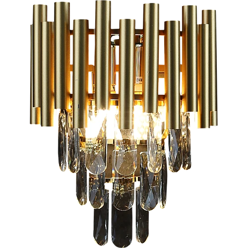 إضاءة ابليك حائط مودرن ذهبي E14*2