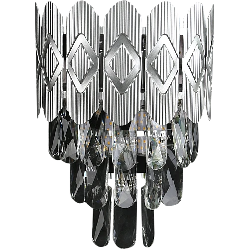 إضاءة حائط مودرن فضي E14*2L