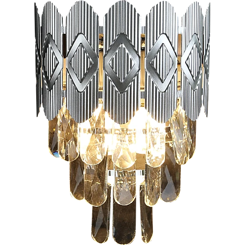 إضاءة حائط مودرن فضي E14*2L