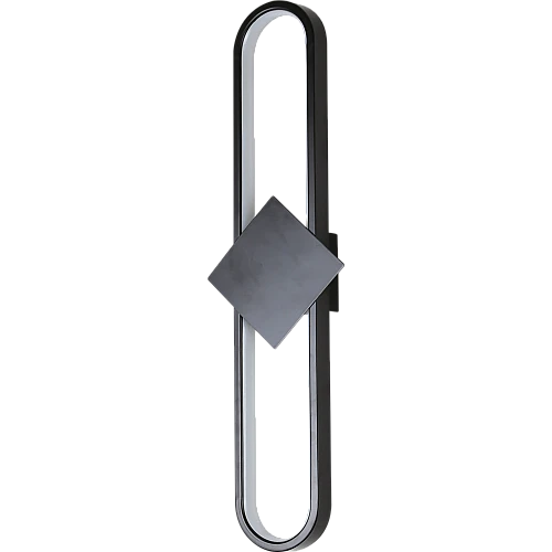 إضاءة حائط مودرن اسود لون الانارة 3اضاءات 9 واط قطر 500 ملم