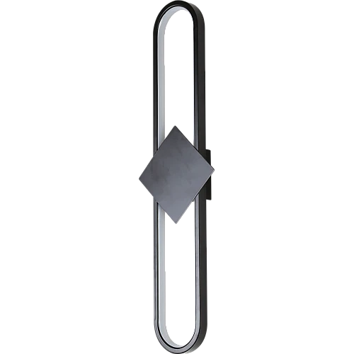 إضاءة حائط مودرن اسود لون الانارة 3اضاءات 12 واط قطر 600 ملم