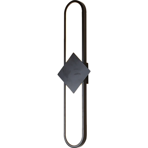 إضاءة حائط مودرن اسود لون الانارة 3اضاءات 12 واط قطر 600 ملم