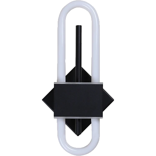 إضاءة أبليك حائط مودرن أسود لون الانارة أصفر 12 واط