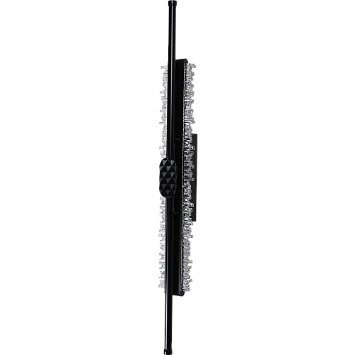 إضاءة أبليك حائط مودرن أسود لون الانارة 3 اضاءات 25 واط مقاس 700 ملم