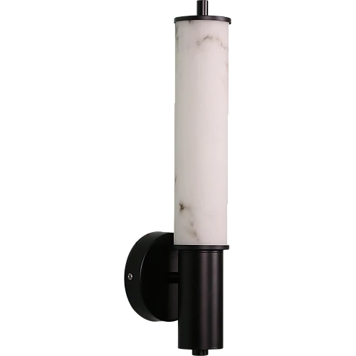 إضاءة أبليك حائط مودرن اسود لون الانارة اصفر 9 واط