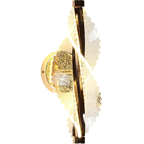 إضاءة أبليك حائط مودرن ذهبي لون الانارة 3 اضاءات واط 9