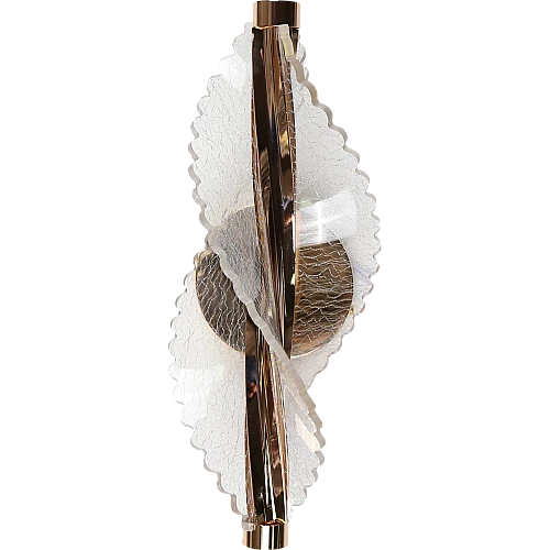 إضاءة أبليك حائط مودرن ذهبي لون الانارة 3 اضاءات واط 9