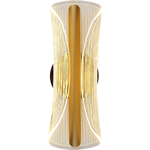 إضاءة أبليك حائط مودرن ذهبي لون الانارة 3 اضاءات واط 5