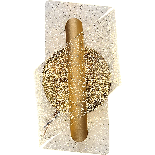 إضاءة أبليك حائط مودرن ذهبي لون الانارة 3 اضاءات واط 5