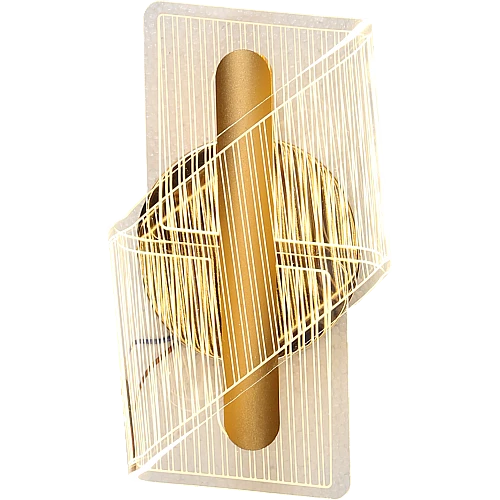 إضاءة أبليك حائط مودرن ذهبي لون الانارة 3 اضاءات واط 5